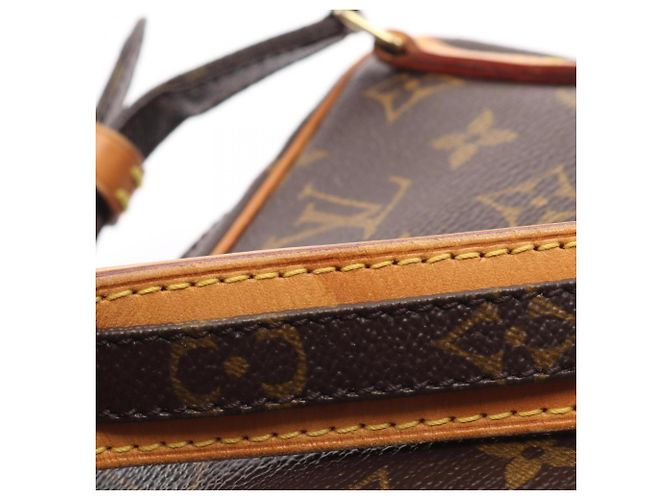 Borsa a tracolla Louis Vuitton Marly Bandoulière Marrone Monogramma - vista 11