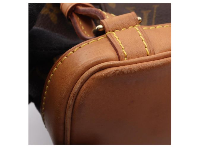 Zaino Louis Vuitton Mini Montsouris Marrone Monogramma - vista 11