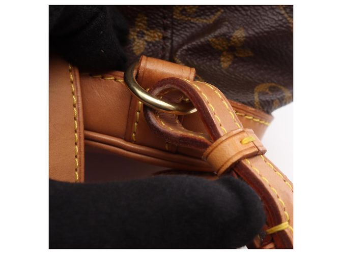 Zaino Louis Vuitton Mini Montsouris Marrone Monogramma - vista 13