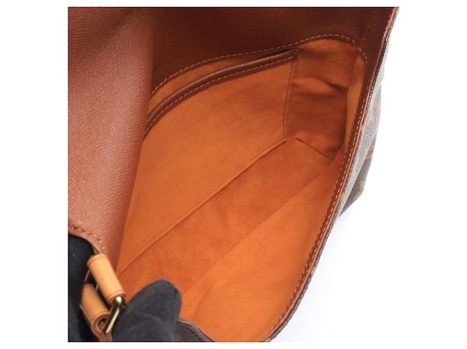 Louis Vuitton Musette Tango Handtasche Braun Monogramm - Ansicht 3