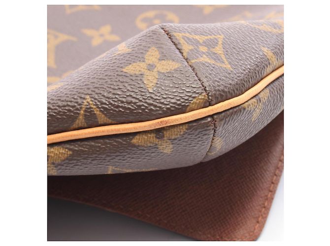 Louis Vuitton Musette Tango Handtasche Braun Monogramm - Ansicht 8