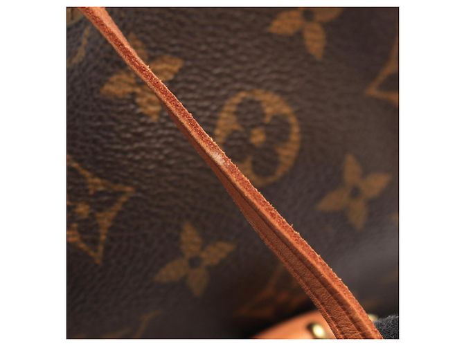 Mochila Louis Vuitton Montsouris MM Monogram Castaño Monograma - vista 6