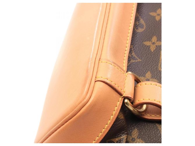 Zaino Louis Vuitton Montsouris MM Monogram Marrone Monogramma - vista 8