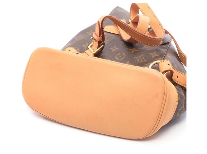 Zaino Louis Vuitton Montsouris MM Monogram Marrone Monogramma - vista 6