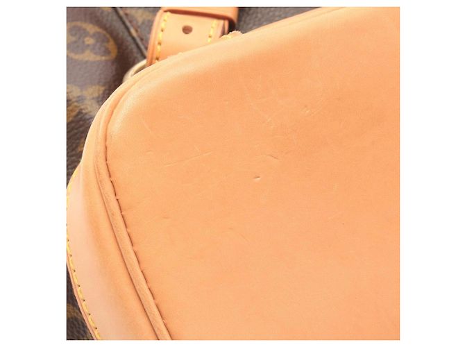 Zaino Louis Vuitton Montsouris MM Monogram Marrone Monogramma - vista 7