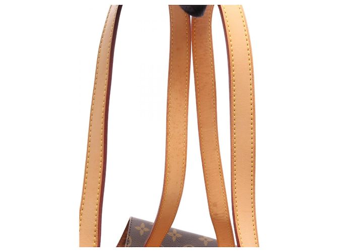 Zaino Louis Vuitton Montsouris MM Marrone Monogramma - vista 16