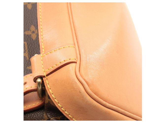Zaino Louis Vuitton Montsouris MM Marrone Monogramma - vista 8