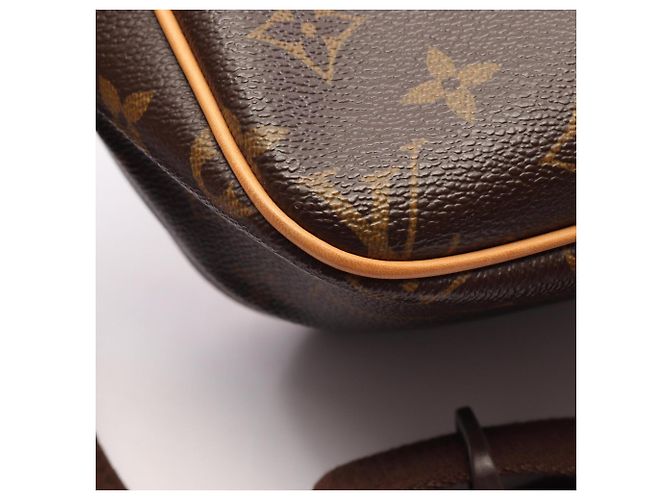 Borsa a tracolla Louis Vuitton Reporter PM Marrone Monogramma - vista 10