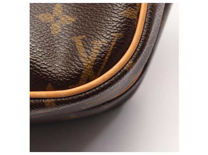 Borsa a tracolla Louis Vuitton Reporter PM Marrone Monogramma - vista 11