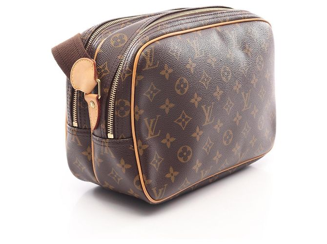Borsa a tracolla Louis Vuitton Reporter PM Marrone Monogramma - vista 2