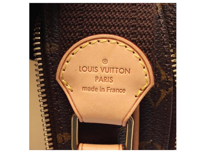 Borsa a tracolla Louis Vuitton Reporter PM Marrone Monogramma - vista 4