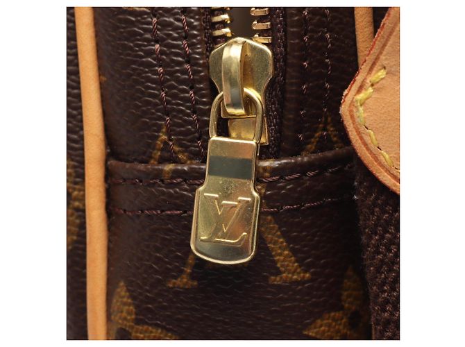 Borsa a tracolla Louis Vuitton Reporter PM Marrone Monogramma - vista 6