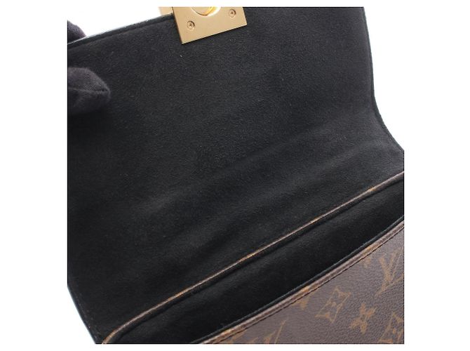 Borsa Louis Vuitton Rocky BB Monogram Noir Marrone Nero Monogramma - vista 7