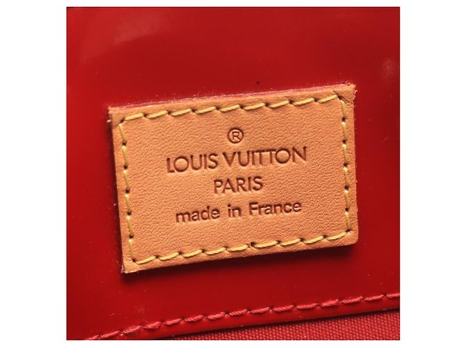Borsa Louis Vuitton Lead PM Monogram Vernis Rosso - vista 4