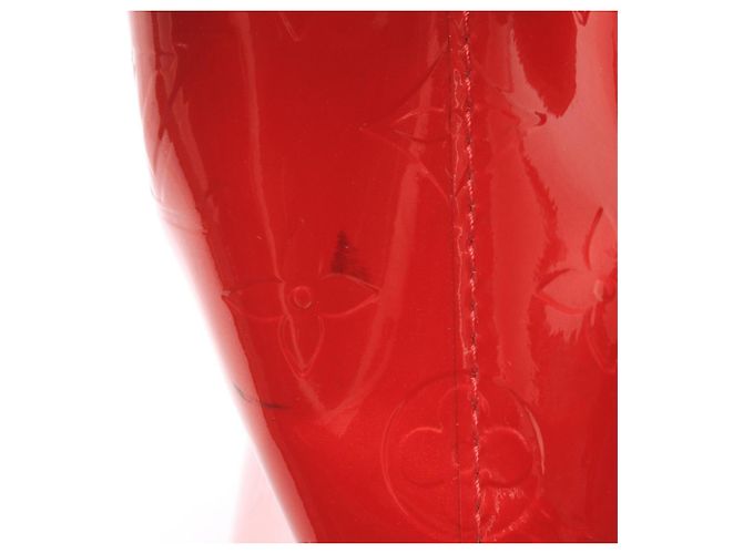 Borsa Louis Vuitton Lead PM Monogram Vernis Rosso - vista 7
