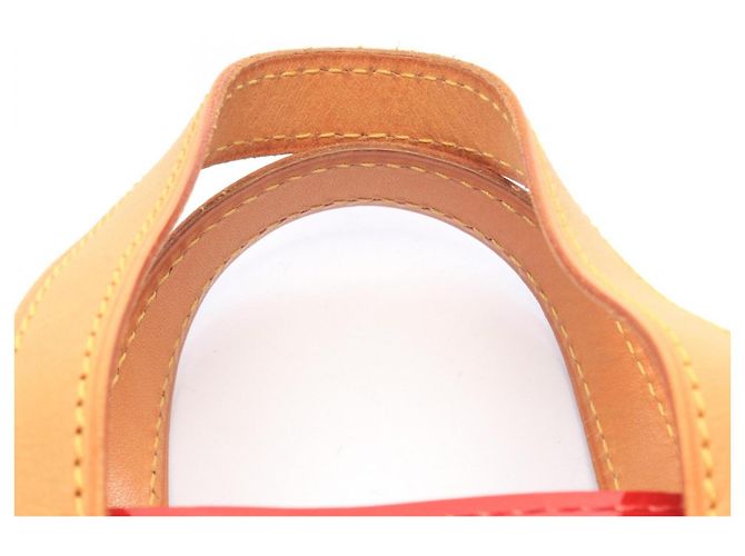 Borsa Louis Vuitton Lead PM Monogram Vernis Rosso - vista 8