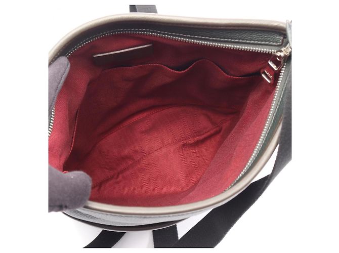 Borsa a tracolla Loewe Anagram Marrone Verde - vista 3