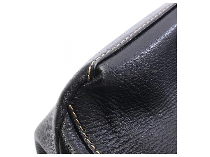 Loewe Schultertasche aus Leder Braun Schwarz - Ansicht 9