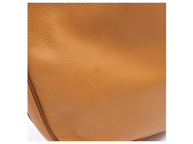 Borsa a tracolla con coulisse Loewe Anagram Marrone Arancione - vista 15