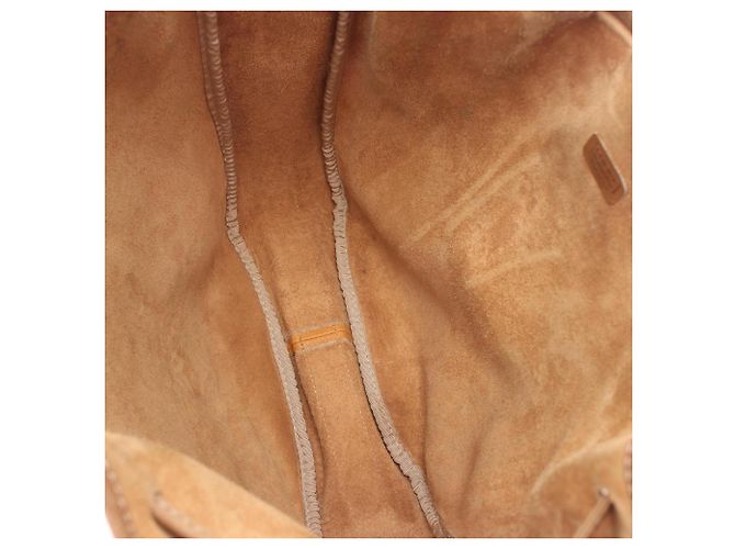 Borsa a tracolla con coulisse Loewe Anagram Marrone Arancione - vista 18