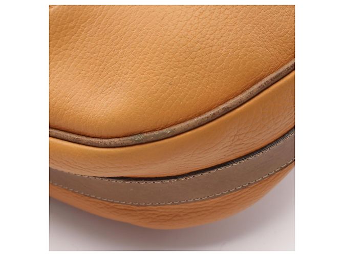 Borsa a tracolla con coulisse Loewe Anagram Marrone Arancione - vista 6