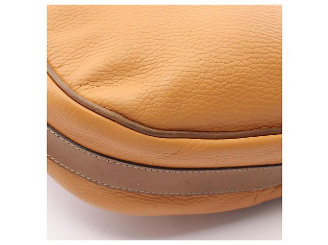 Borsa a tracolla con coulisse Loewe Anagram Marrone Arancione - vista 7