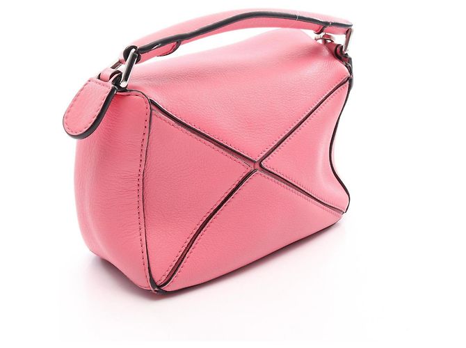 Borsa Loewe Puzzle Bag Mini 2-Way Rosa - vista 2