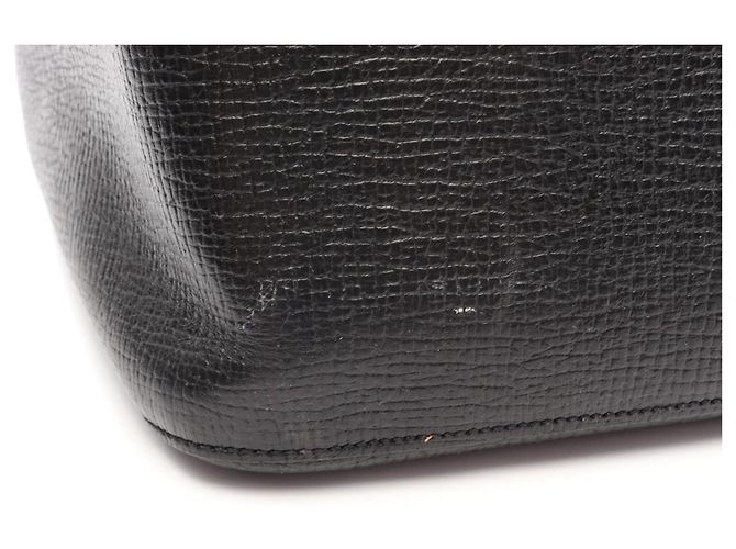 Loewe Handtasche aus schwarzem Leder - Ansicht 10