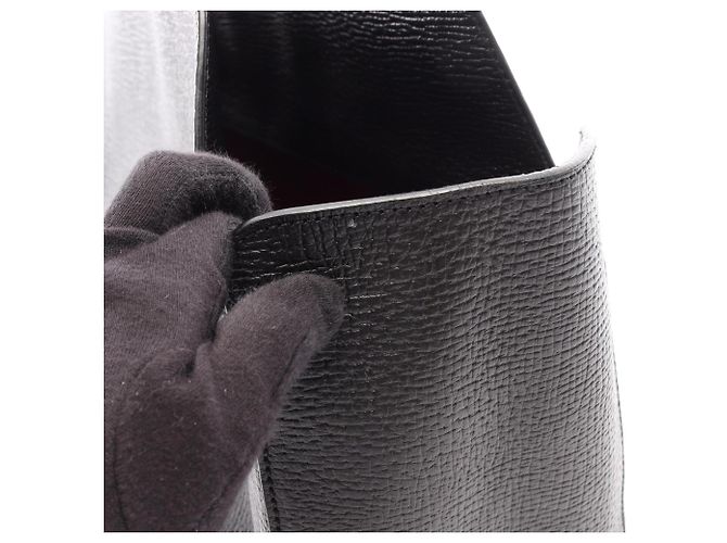 Loewe Handtasche aus schwarzem Leder - Ansicht 12
