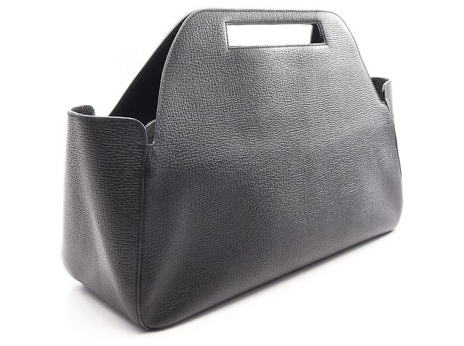 Loewe Handtasche aus schwarzem Leder - Ansicht 2