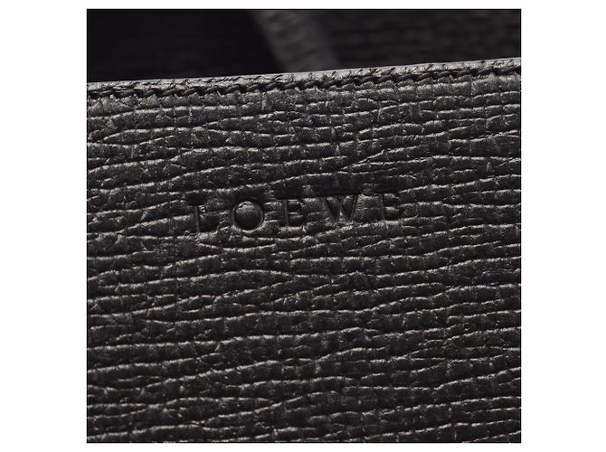 Loewe Handtasche aus schwarzem Leder - Ansicht 4