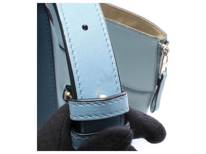 Bolsa Loewe Hammock Small Azul - vista 13