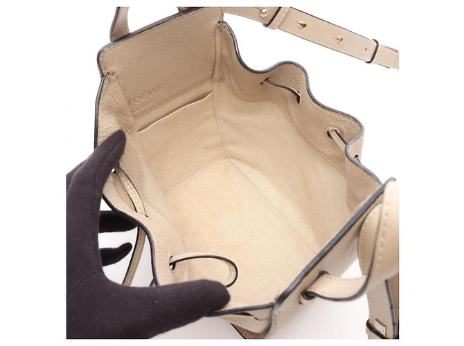 Loewe Hammock Beutel Mini Beige - Ansicht 3