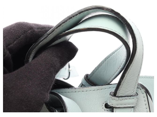 Borsa Loewe Hammock Small Blu - vista 11