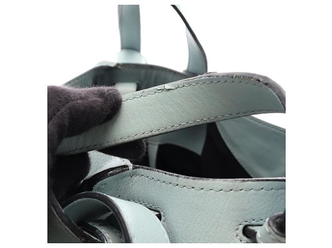 Borsa Loewe Hammock Small Blu - vista 12