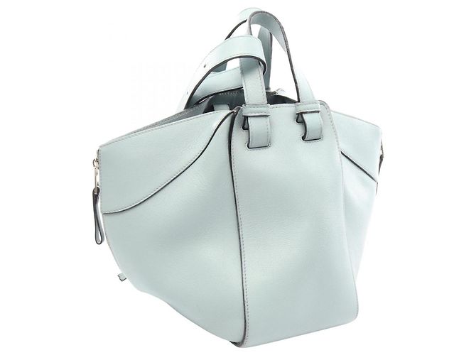Borsa Loewe Hammock Small Blu - vista 2