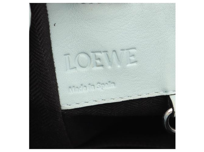 Borsa Loewe Hammock Small Blu - vista 4