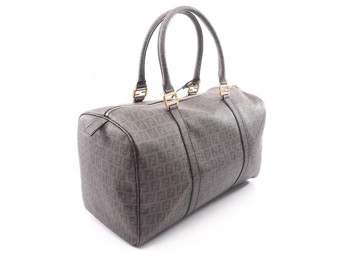 Borsa Boston Fendi Zucchino Marrone - vista 2