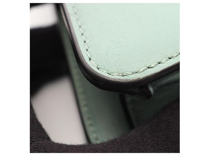 Borsa Fendi Peekaboo I.U. Small Selleria Verde - vista 9