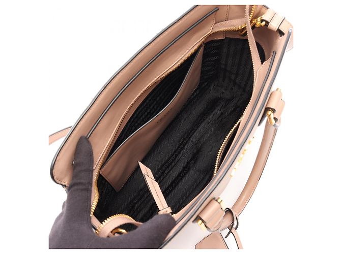 Prada 2-Way Handtasche aus rosa Leder Pink - Ansicht 3
