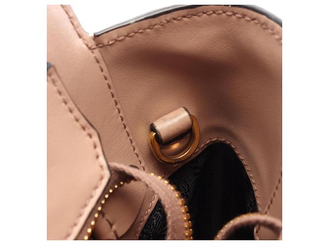 Prada 2-Way Handtasche aus rosa Leder Pink - Ansicht 9