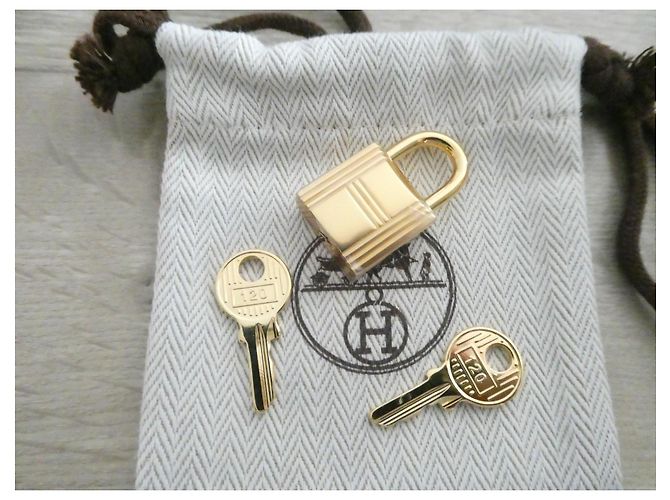 Lucchetto e Chiavi Hermès Placcati Oro D'oro - vista 2