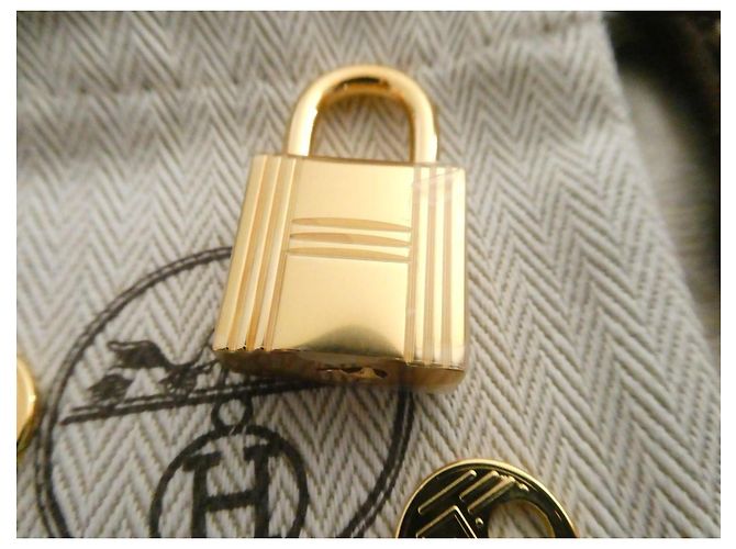 Lucchetto e Chiavi Hermès Placcati Oro D'oro - vista 3