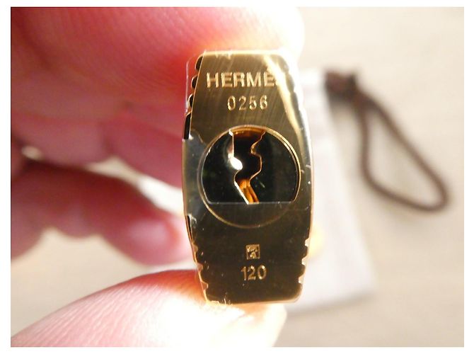 Lucchetto e Chiavi Hermès Placcati Oro D'oro - vista 5