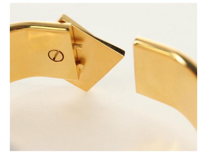 Hermès Bracciale Hermes Loquet in metallo e smalto stampato D'oro - vista 7