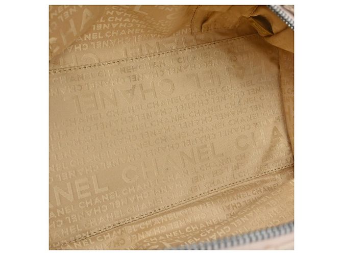 Chanel Square Stitch Quilted Caviar Medium Beige - vista 3