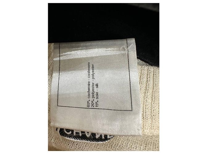 CHANEL Cashmere Seide Lurex Strickkleid Tunika FR 36 Gebraucht - Ansicht 4