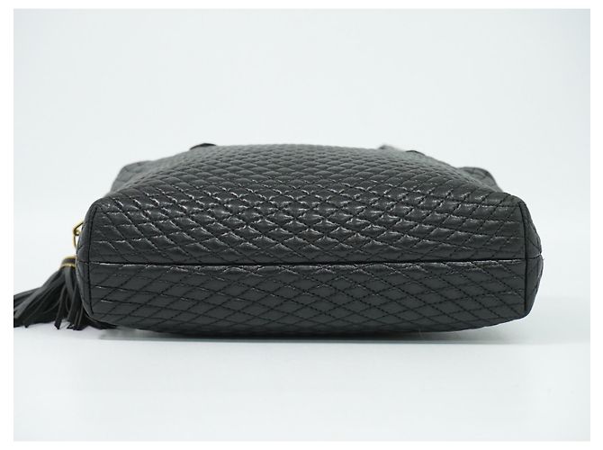 Bally Vintage gestepptes Leder Schwarz - Ansicht 3