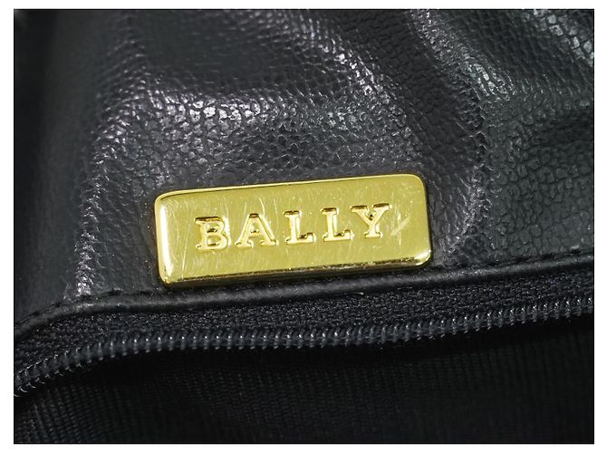 Bally Vintage gestepptes Leder Schwarz - Ansicht 6