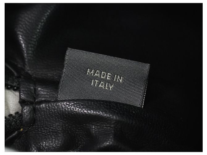 Bally Vintage gestepptes Leder Schwarz - Ansicht 7